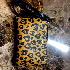 COACH LEOPARD PRINT WRISTLET